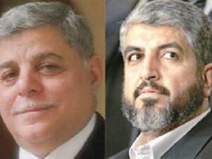 صورة مجمعة لخالد مشعل (يمين) وعون الخصاونة