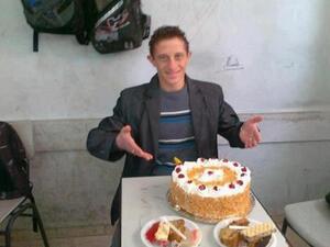 This photo of Mohammed was taken earlier at school where he celebrated what would be his last few hours of life.