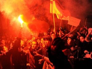 تظاهرة لحركة 20 فبراير في الرباط
