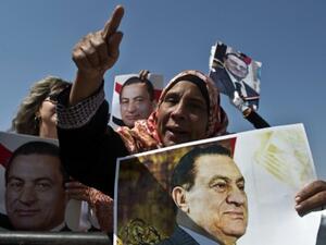 Egyptian toppled president Hosni Mubarak has charged Washington with sparking the uprising that removed him from power in 2011. (AFP)