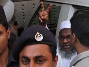عبد القادر ملا في دكا في شباط/فبراير 2013
