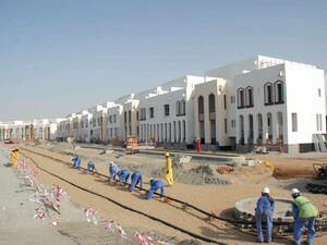 Constructions in Muscat, Oman.