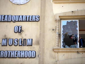 The Egyptian government banned the Muslim Brotherhood activities in September earlier this year (Khalil Hamra/AP)