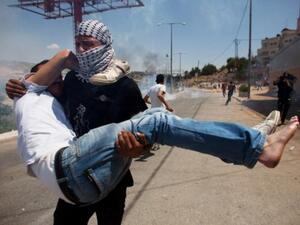 Palestinian demonstrators injured at this year's Nakba protests
