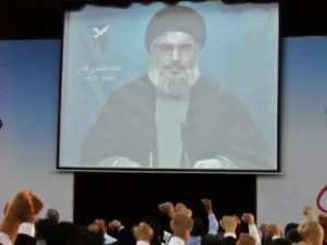 نصر الله في اثناء كلمته الثلاثاء
