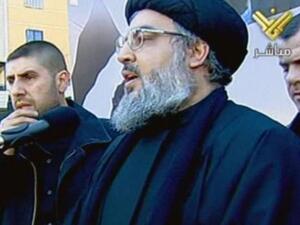 نصرالله خلال ظهوره العلني