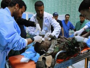 احد الجرحى في هجوم الاطلسي