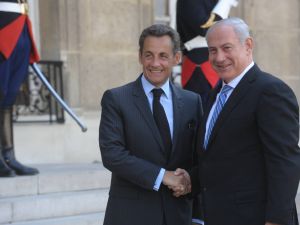 Israel's Netanyahu must have felt more hurt or at least double dealt by the US's Obama, than betrayed by France's Sarkozy, who has not 
had a the strong history of undying allegiance to Israel that the US is notorious for. France voted to pass Palestine's bid for
 UNESCO.