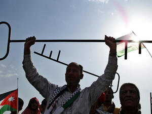 The Palestinian right of return could be about to go into effect if Abbas has his way. (Image courtesy of Reuters)