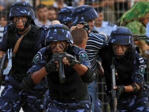 افراد من قوات الامن الفلسطينية