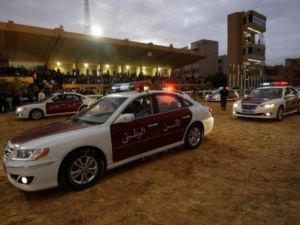 دوريات للامن الوطني في بنغازي