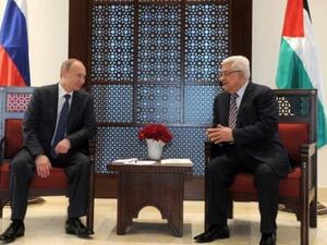 بوتين خلال لقائه مع عباس في بيت لحم