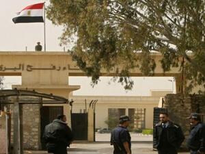 The Rafah border this morning