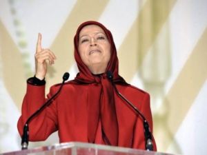 مريم رجوي رئيسة المجلس الوطني للمقاومة الايرانية (معارضة ايرانية في المنفى)،