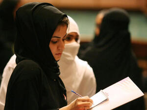 This budding female lawyer has a brighter future now.