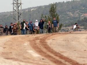 مجموعة من المستوطنين في الضفة الغربية