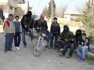 سكان قرية شيعية سورية
