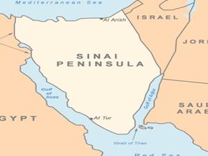 Map of the Sinai peninsula. (Image courtesy of notgoodenough.com)