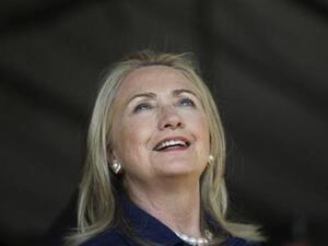While her future in politics looks bright, Secretary of State Hillary Rodham Clinton thinks Syria's is not.