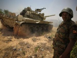 عناصر من القوات الافريقية في الصومال
