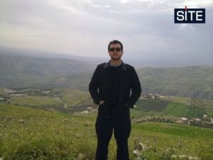 تيمور عبد الوهاب في صورة عن موقع "شموخ الاسلام" نشرها موقع سايت الاستخباراتي