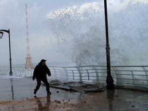 High waves