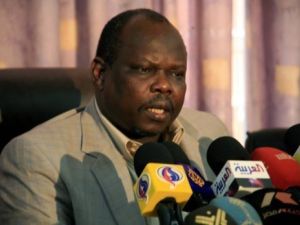 بغان اموم الامين العام للحركة الشعبية لتحرير السودان
