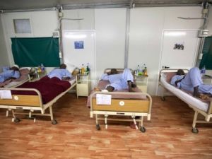 مصابون خلال الاشتباكات