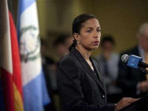 المندوبة الامريكية في الامم المتحدة سوزان رايس 