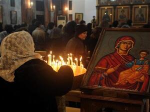 Syria today: Bab-Tuma, a Christian district in capital Damascus, lights candles for peace at Christmas