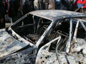 Syria is blasted for playing with fire: Syria scenes yesterday of carnage and pointing fingers resembled those of Beirut when car bombings were the norm amid any number of agendas and suspects. Is Al Qaeda being used here as a political scare-crow?