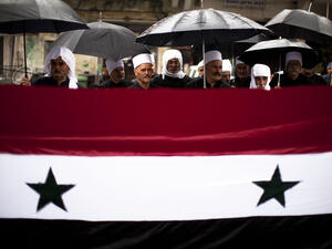 Syria has a diverse community, usually quite subdued.
