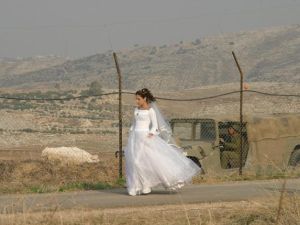 Movie still: The Syrian Bride 