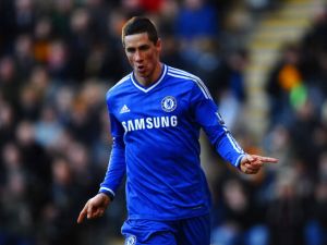 توريس يحتفل بهدفه في مرمى هال