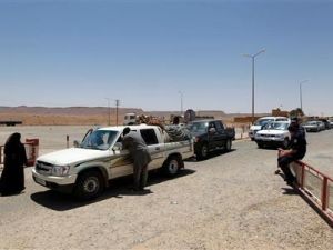 معبر الذهبية الحدودي بين ليبيا وتونس