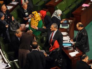 المجلس الوطني خلال مناقشة الدستور
