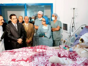 مفجر الربيع العربي البوعزيزي قبيل وفاته