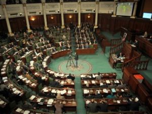Tunisian MPs are supposed to complete the new draft constitution by Jan. 14 (Fethi Belaid/AFP)