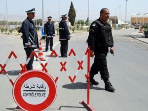 حاجز لقوات الامن التونسية
