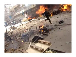 Seven people are reported dead in Yemen after a military plane crashed into a built-up area near Change Square in Sana'a. (Youtube)