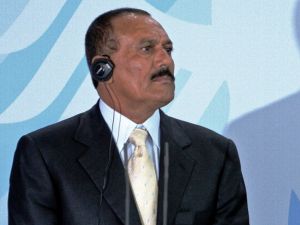 Yemen’s outgoing leader Ali Abdullah Saleh