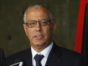 Libyan Prime Minister Ali Zeidan who was kidnapped by armed men this morning. 