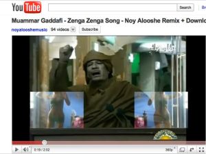 Zenga Zenga is a catchy hit spoofing some rather sinister threats to Libyan citizens. Entertainment comes in all topics nowadays.