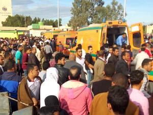 القوات الجوية المصرية تعلن تدمير عربات استُخدمت في الاعتداء على المسجد