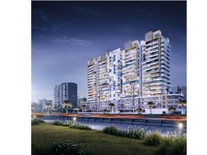 يتكون "عزيزي جراند" من 431 شقة تتراوح بين 238 استوديو، و140 شقة من غرفة واحدة، و53 شقة من غرفتين، زودت جميعها بالشرفات.