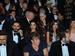 المصممة منال عجاج والنجم قصي خولي يخطفان الأضواء في هوليوود