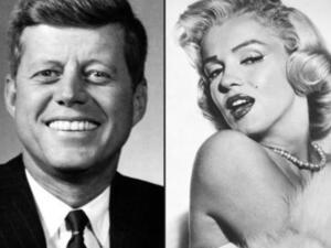 مارلين مونرو وجون كيندي