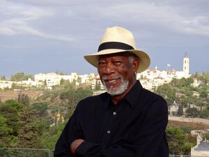 Morgan Freeman has been filming in Cairo and will be continuing to India after his Middle East shoot. (Facebook)