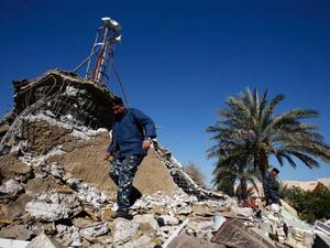 A man surveys the debris of the al-Fateh mosque, bombed by militants in Iraq earlier this year. (AFP/File) A man surveys the debris of the al-Fateh mosque, bombed by militants in Iraq earlier this year. (AFP/File)