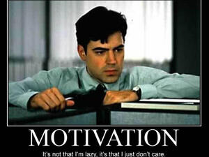 Some people are not motivated by reward, you give the promise and there is no change in their performance, which really means there is no change in their attitude (image: on file). 